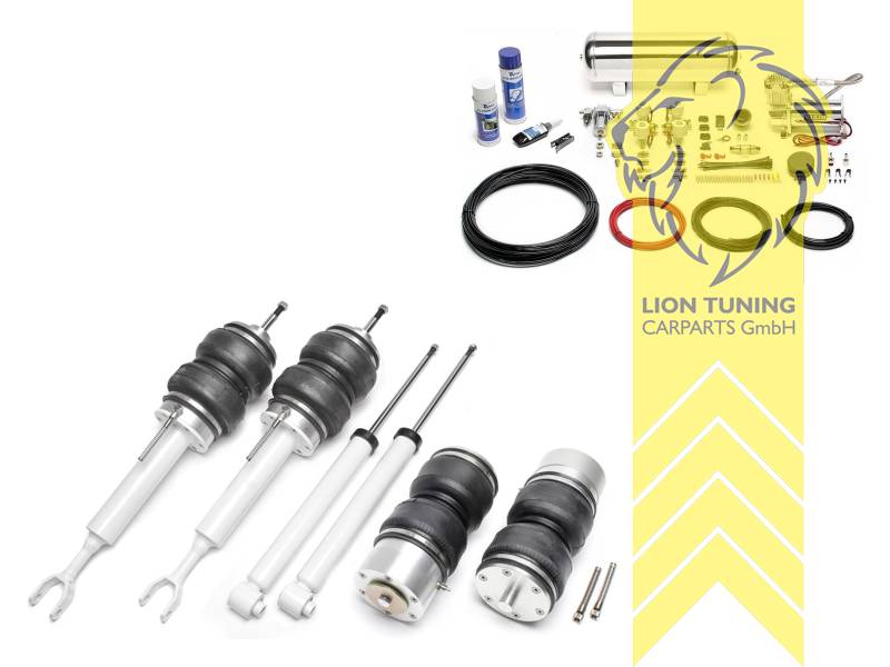 nur für Fahrzeuge mit Allrad, 11,5L Tank chrom / ViAir Kompressor chrom, fest, weiss, nicht passend für RS Modelle, Stahl verzinkt, Eintragungspflichtig / Teilegutachten wird nach Kauf spezifisch ausgestellt